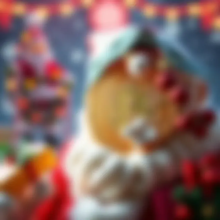 A visual representation of Bitcoin with festive holiday decorations signaling a possible price surge this holiday season.