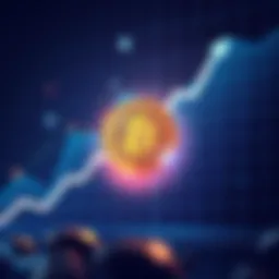 A visual representation of Bitcoin symbolizing its role as a superior savings technology, showcasing a graph with an upward trend and the Bitcoin logo prominently featured.