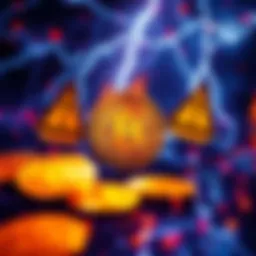 Bitcoin scams with Lightning Network A representation of Bitcoin payment requests through the Lightning Network with warning signs about scams
