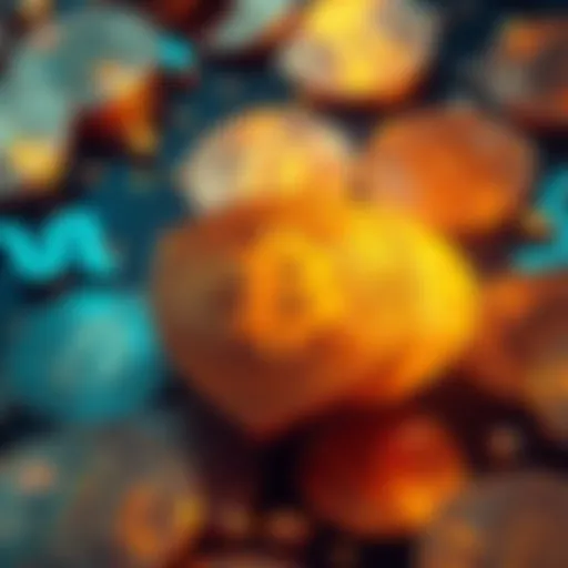 A visual representation of Bitcoin symbols with a shield icon, showcasing concerns about security and potential vulnerabilities.