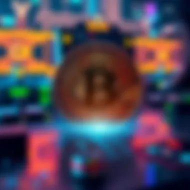 A graphic showing a Bitcoin symbol with a quantum computer in the background, highlighting the potential vulnerabilities to quantum attacks.