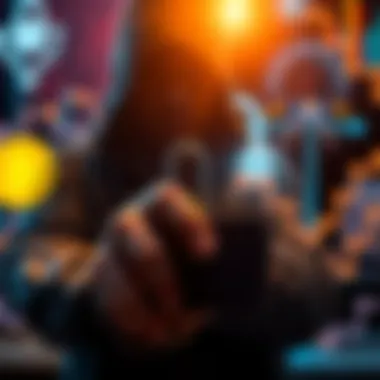 A person securing their Bitcoin wallet with a lock symbol and seed phrase in the background