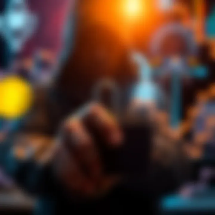 A person securing their Bitcoin wallet with a lock symbol and seed phrase in the background