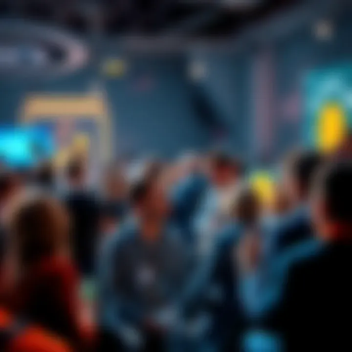 A group of people discussing Bitcoin in a lively forum setting, with various opinions on display.