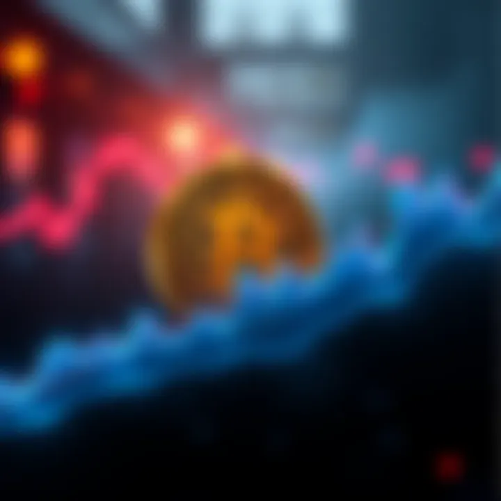 Bitcoin Short Liquidation Bitcoin logo with a graph showing a sharp rise, indicating $1.4 billion in shorts liquidated, against a backdrop of resistance levels.