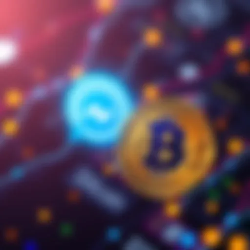 A graphic showing Bitcoin symbol alongside Signal Messenger logo, illustrating their integration for enhanced privacy.