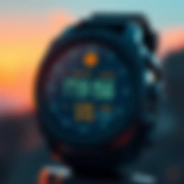 Bitcoin Smart Watch Face Pebble Time 2 watch displaying the Bitcoin Stratum watch face with updated prices and fees.