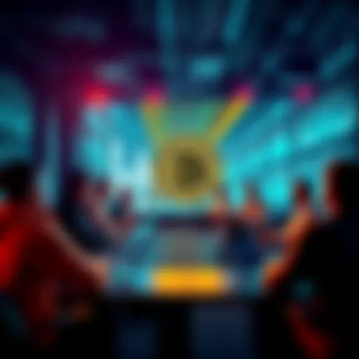 Bitcoin Soft Fork Announcement Bitcoin developers discussing the BIP 360 upgrade for improved security against quantum computing threats.