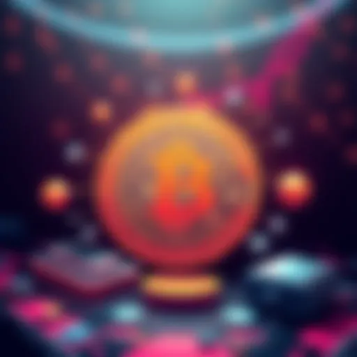 Illustration showing a Bitcoin logo with a visual split representing a soft fork, alongside elements depicting node runners and digital wallets.