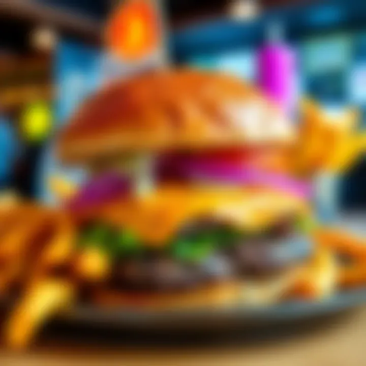 A delicious Bitcoin Steakburger made with grass-fed beef and crispy beef tallow fries on a plate