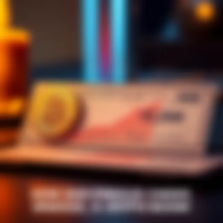 A graphic showing Bitcoin's rise in value alongside an image of a $1,200 stimulus check