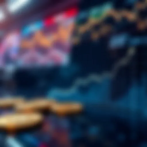 Graph showing Bitcoin supply decreasing on exchanges