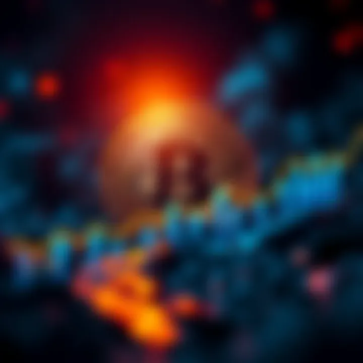 The Final Countdown: Bitcoin's Last Mined Coin Visual representation of Bitcoin reaching its mining limit with a digital graph showing potential price growth