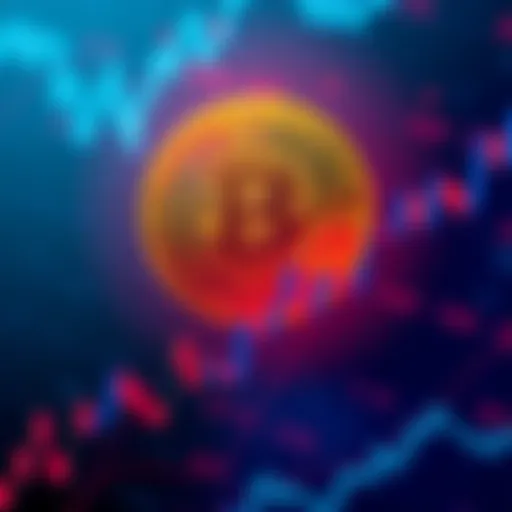 A graph showing Bitcoin's price rising and stabilizing at 62-64k, indicating market strength amid uncertainty.