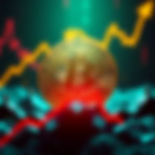 A graphic showing Bitcoin logo with upward arrows indicating a price increase, symbolizing market growth for altcoin holders.