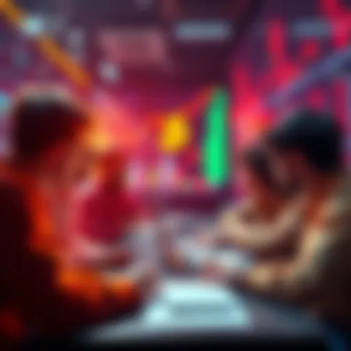 A group of traders analyzing Bitcoin swap platforms, focusing on execution quality, slippage, and liquidity.