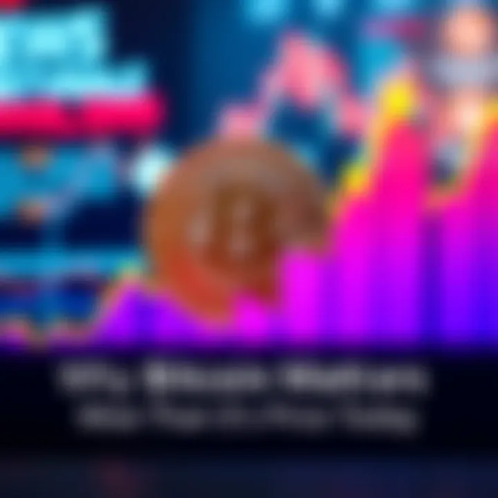 A Bitcoin symbol superimposed on a rising financial graph representing its impact on the economy