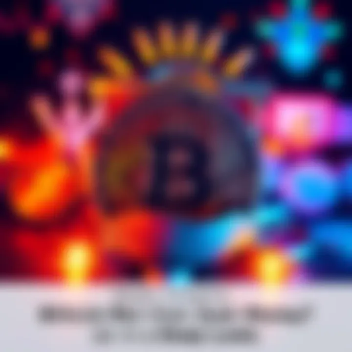 A graphic showing the Bitcoin logo surrounded by symbols of trust like a shield and people shaking hands, representing the idea of trust and freedom in financial systems.
