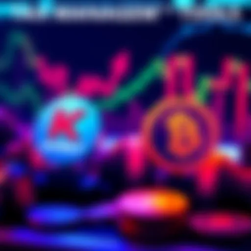 A graphic showing Koinly and Coin Tracker logos with Bitcoin symbols, representing tax management for cryptocurrency investors.