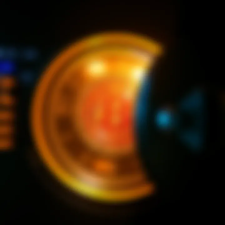 A visual representation of bitcoin locked in a safe for 20 years, symbolizing security and restraint against gambling urges.