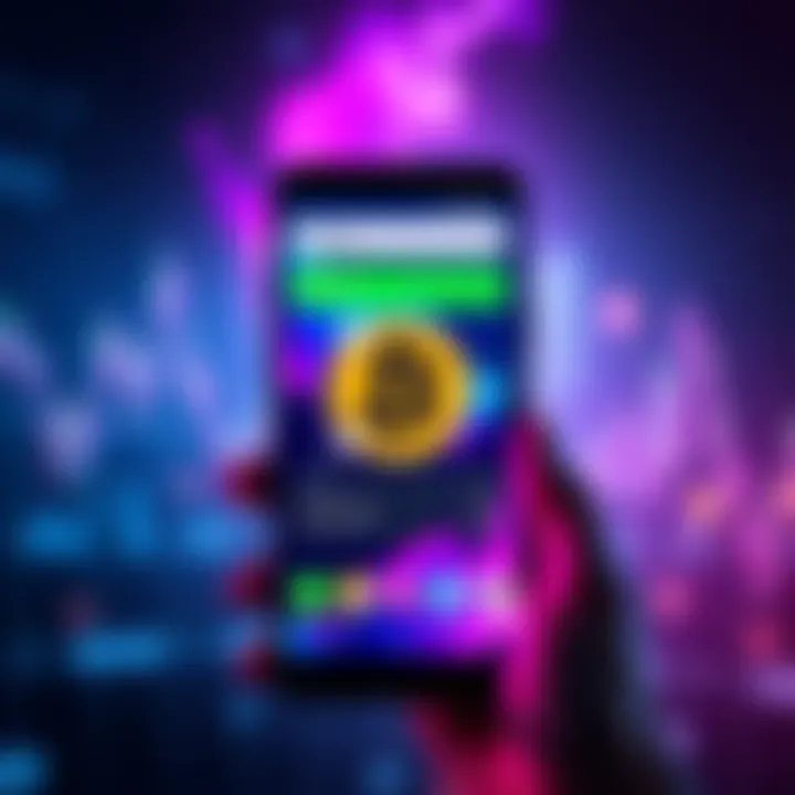 The BTW Bitcoin Ticket widget displayed on an Android home screen, showing Bitcoin prices and a customizable interface.