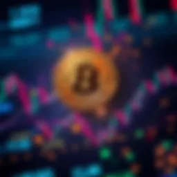 Bitcoin Trading Disruption A graphic showing bots trading Bitcoin with fluctuating price charts, highlighting market disruption.