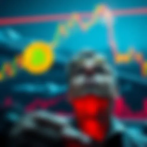 A person looking at a Bitcoin chart with a worried expression, contemplating past trading decisions