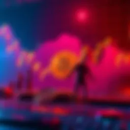 Bitcoin Trading Stagnation A chart showing Bitcoin price with low volume and flat movement, representing market stagnation.