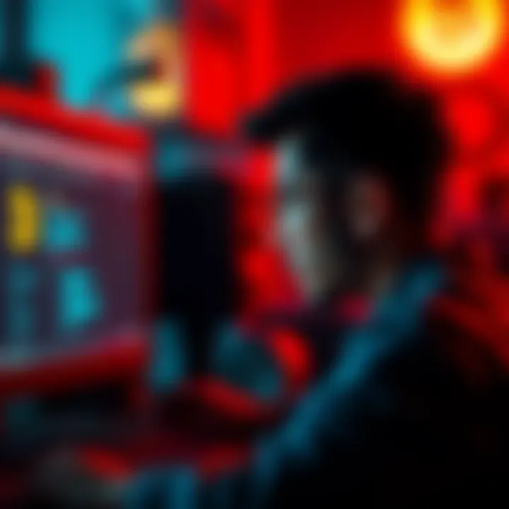 A person looking frustrated at their computer screen showing a Bitcoin transaction error message