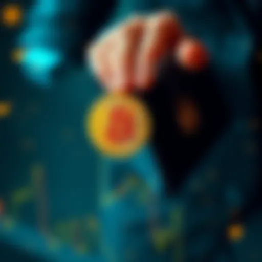 A person safely transferring Bitcoin to a cold wallet, emphasizing security and caution.