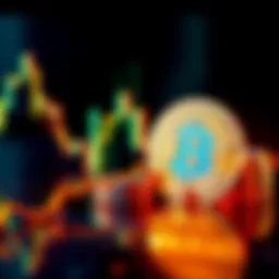 A graphic showing a downward trend in Bitcoin prices with a broken coin symbol, reflecting the significant loss in value over recent months.