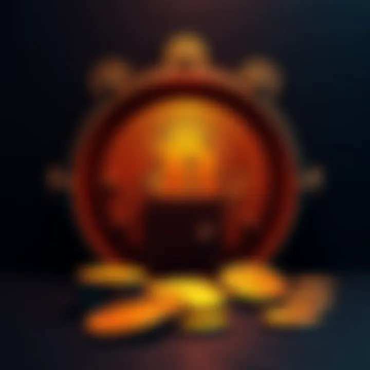 Bitcoin Vault Launch Bitcoin Vault logo with a digital wallet and Bitcoin coins, indicating earning potential