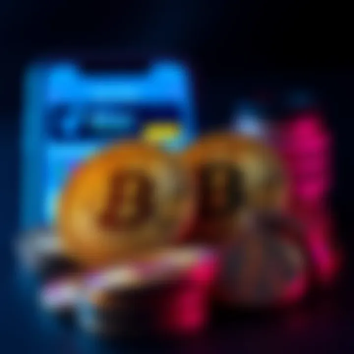 Bitcoin and Venmo Investment Concept A visual representation showing Bitcoin coins alongside a Venmo app screen, symbolizing digital currency investment options, reflecting the topic of Bitcoin in 2026.