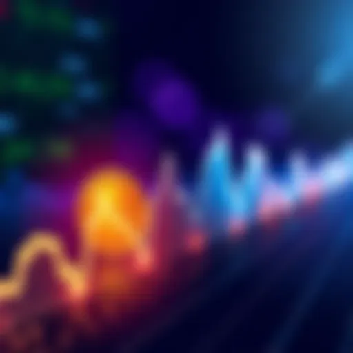 A graph showing the rising volatility of Bitcoin prices with sharp peaks and dips, indicating market fluctuations.