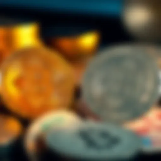 A visual representation showing Bitcoin symbol beside a government-issued currency symbol, representing the clash between decentralized finance and programmable money.