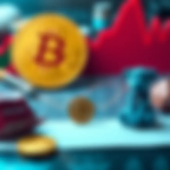 Chart comparing Bitcoin to fads A chart showing Bitcoin's value alongside Beanie Babies and Pet Rocks, highlighting differences in value and popularity