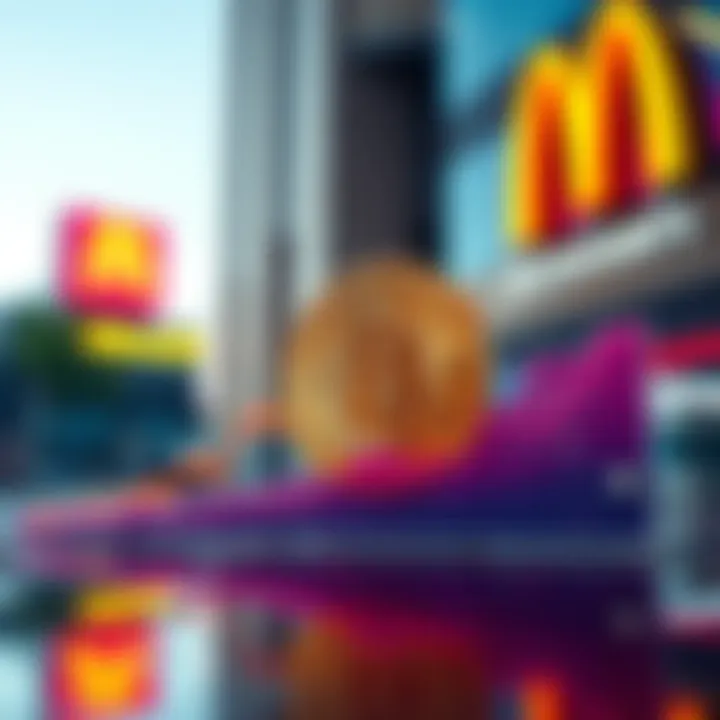 A chart showing Bitcoin's 21% growth next to McDonald's stock, which has doubled, illustrating the stark difference in performance over five years.