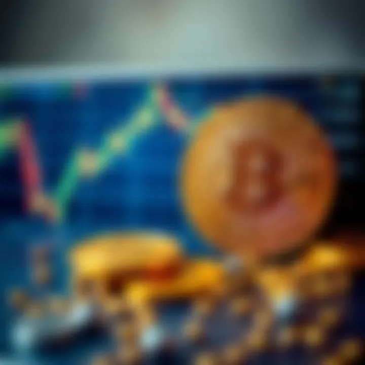 A graphic showing Bitcoin logo and MicroStrategy stock chart, highlighting the potential of Bitcoin investment over MicroStrategy shares.