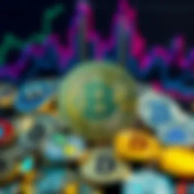 A visual representation of Bitcoin alongside various other cryptocurrencies, illustrating the choice between sticking to Bitcoin or exploring other options