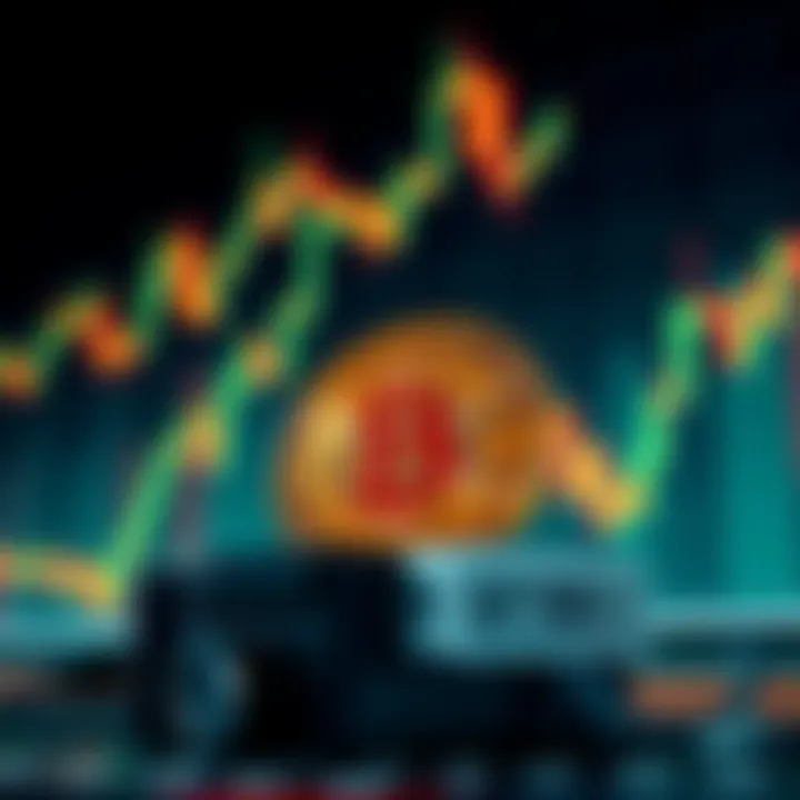 Bitcoin's price chart showing upward trend compared to S&P 500 graph