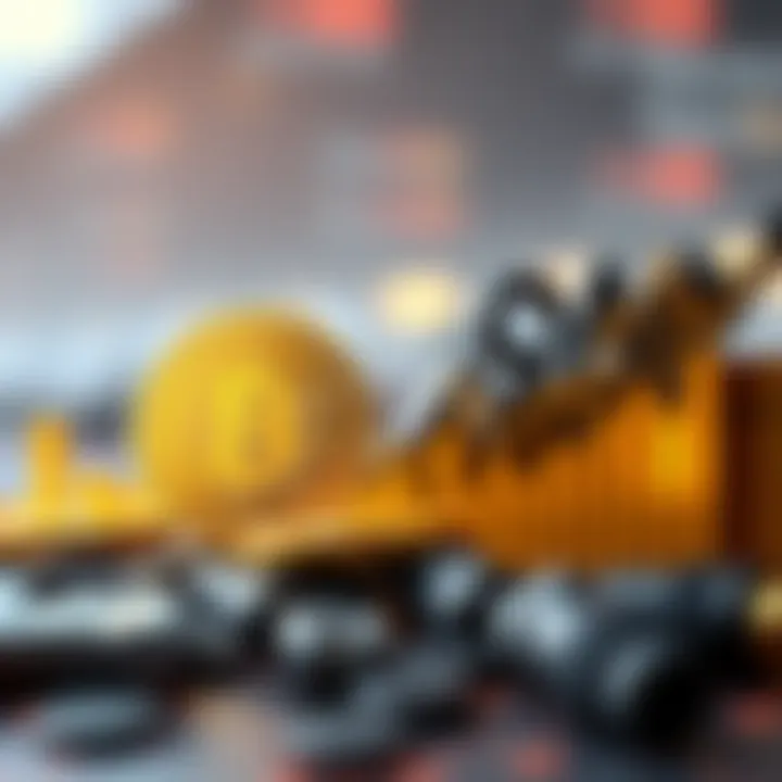 Bitcoin vs S&P 500 Performance A graphic comparing Bitcoin's lower returns to the S&P 500 and gold over five years, highlighting the performance gap.