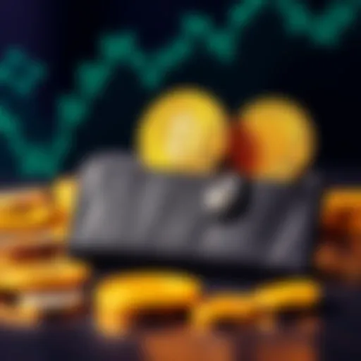 A digital wallet displaying various Bitcoin coins