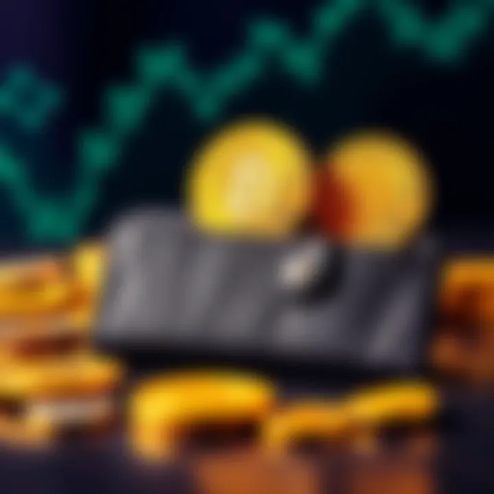 A digital wallet displaying various Bitcoin coins