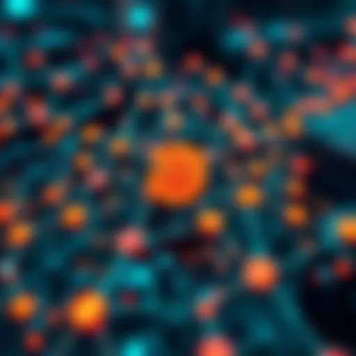 A visual representation showing links between a Bitcoin wallet and multiple exchanges, highlighting privacy concerns.