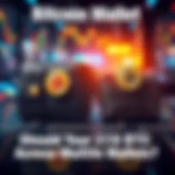 A visual comparison showing a single bitcoin wallet on one side and multiple hardware wallets on the other, illustrating the concept of distributing bitcoin across wallets.