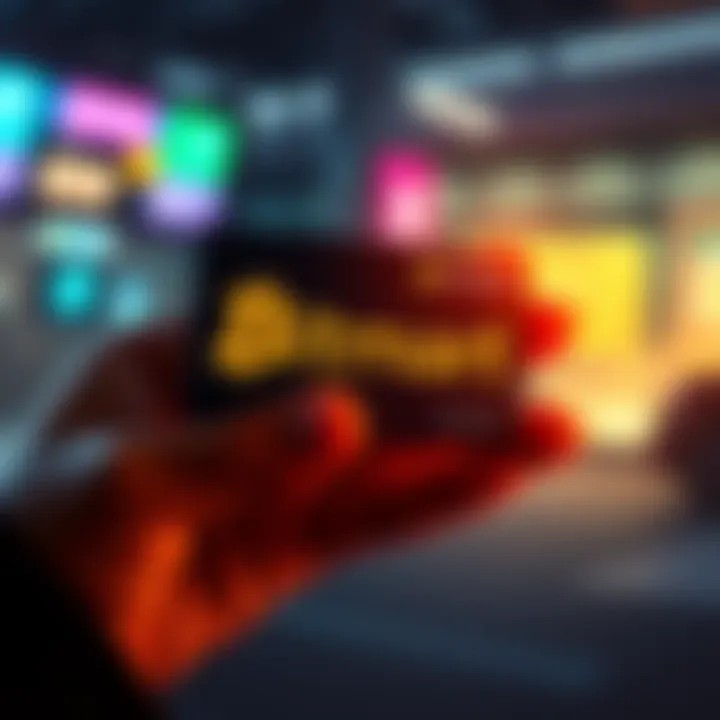 Person holding a Bitmart card showing its features and benefits for crypto spending