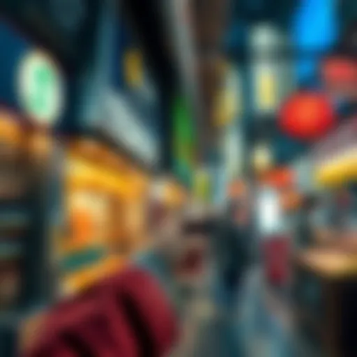 A person using the BitMart Card at a local Tokyo shop, showing a seamless crypto payment experience.