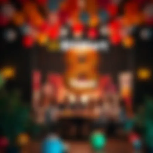 BitMart team gathered for a lively celebration, featuring balloons and banners marking 8 years in the crypto space