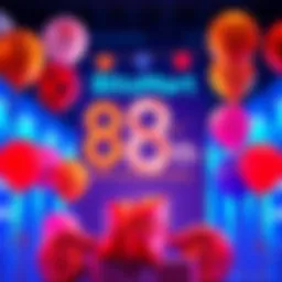 BitMart 8th Anniversary Celebration Graphic celebrating BitMart's 8th anniversary with balloons and a prize pool announcement