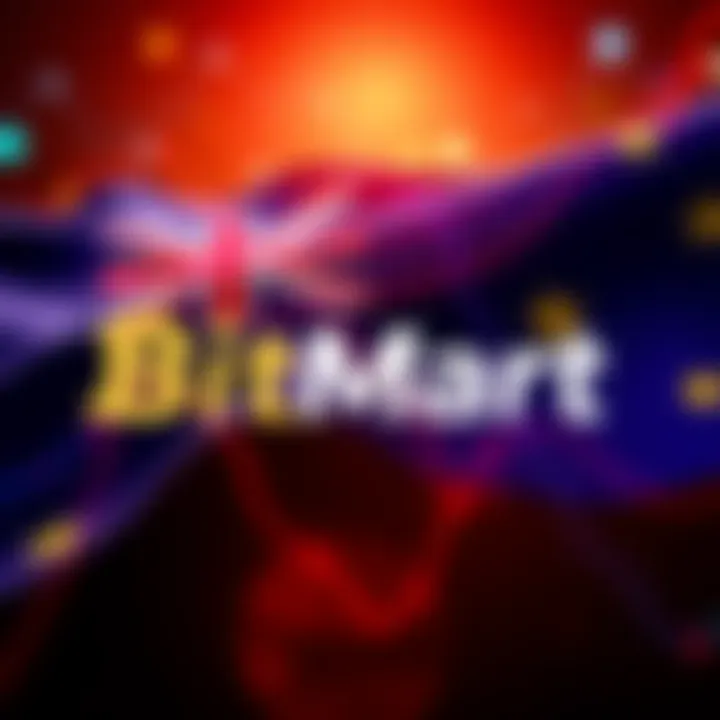 BitMart logo displayed alongside the Australian flag, symbolizing their new license acquisition in Australia, highlighting global compliance efforts.